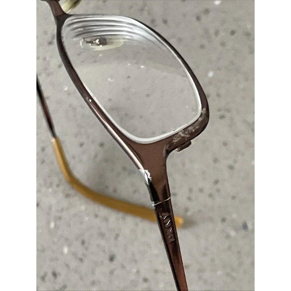 DKNY Eyeglasses Frames Only 51-17-135 DY 5551 1034 Designer Brown Full Rim